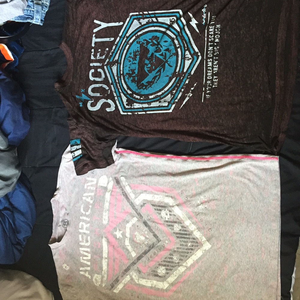 Shirts American fighter, Society